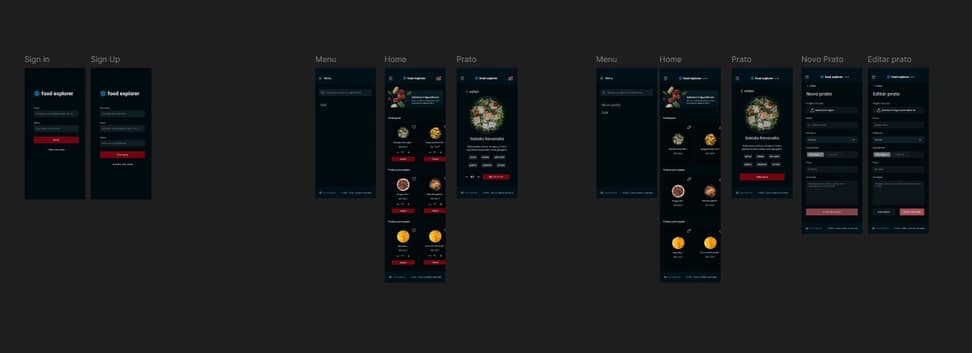 Food explorer web site  (Full design) - Preview 3