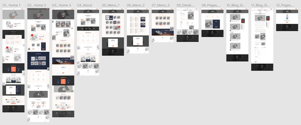 Cornert - Restaurant Theme web site - Preview 1