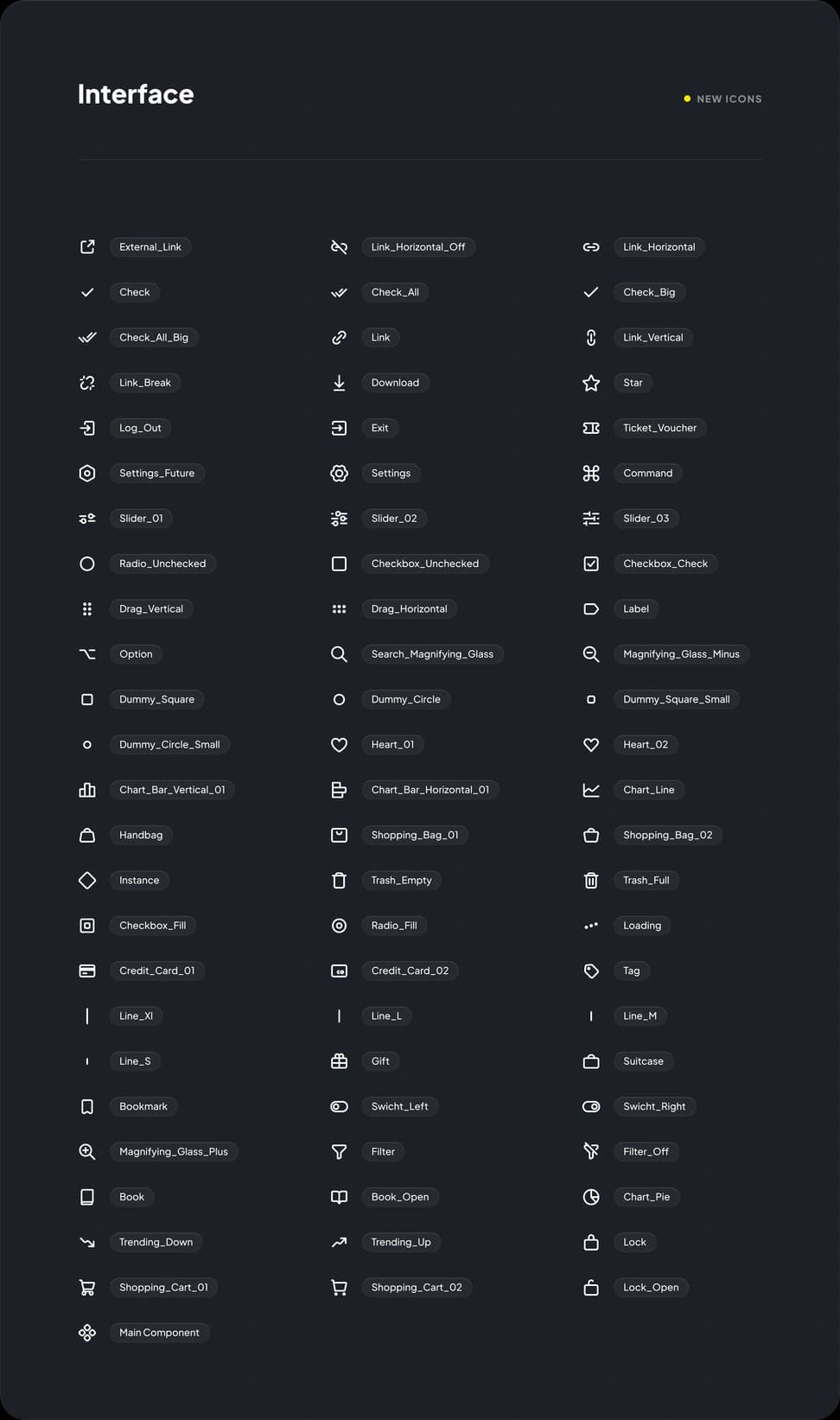 Line SVG Icons — 14-Type Collection - Preview 3