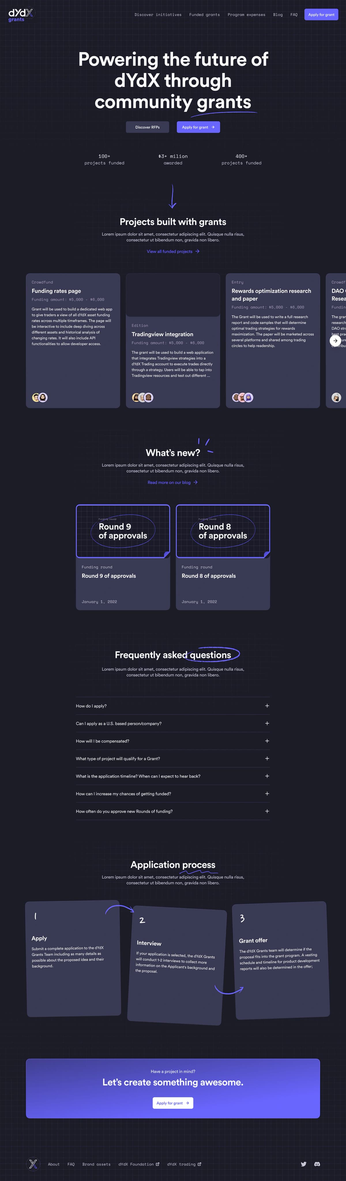 Team Based Multi-Page Website Design with Dark Theme - Preview 2