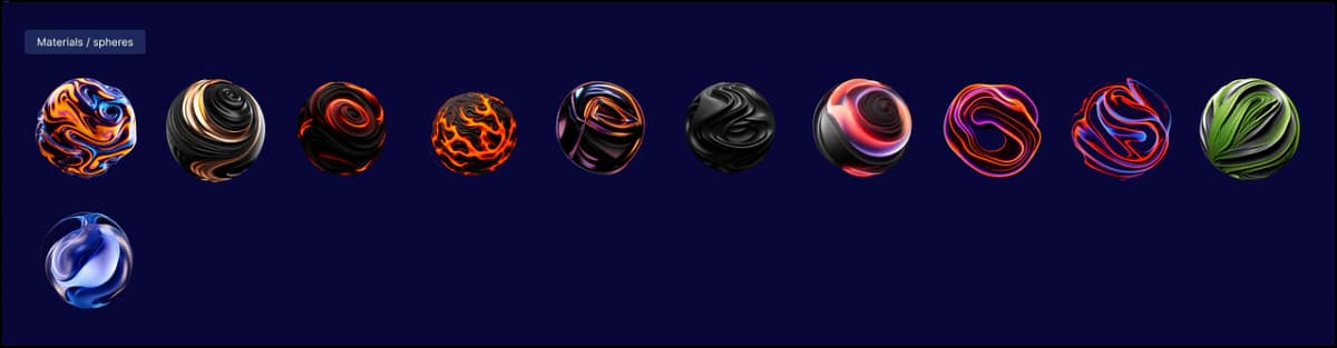 Abstract 3D Elements Set - Preview 1