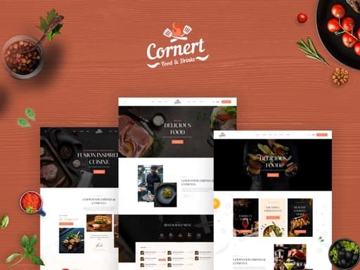 Cornert - Restaurant Theme web site