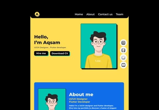 Designer & Developer Portfolio Website