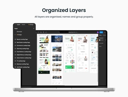 7 Landing Page Designs Collection — Non-Responsive