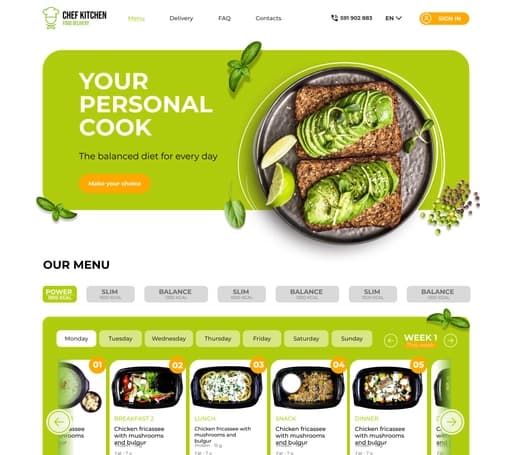 Chef Kitchen Online Food Ordering Website