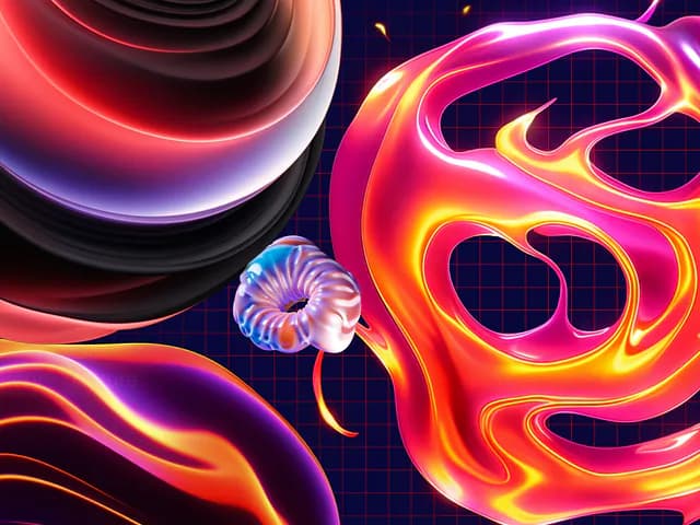 Abstract 3D Elements Set